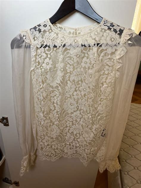 dolce gabbana spitzenbluse